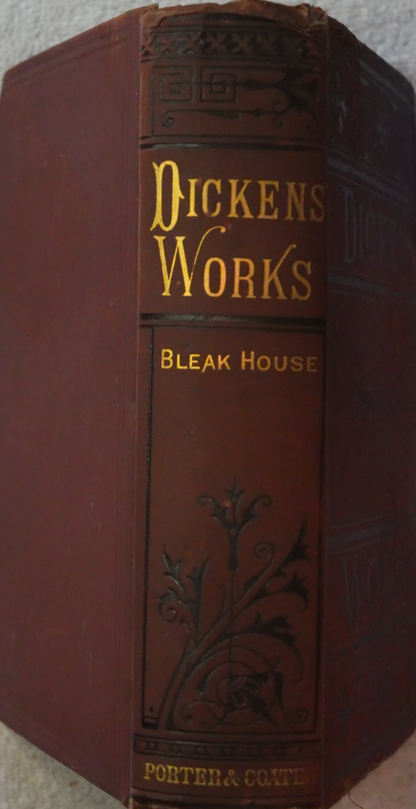 Bleak House by Charles Dickens – Author's Edition, Porter & Coates, Philadelphia