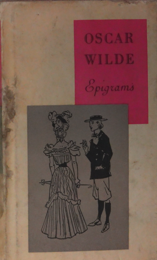 Oscar Wilde Epigrams, illustrated by Fritz Kretl and part of the Peter Lauper