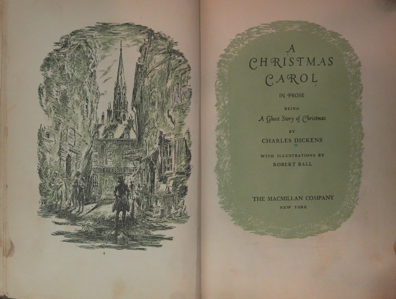 A Christmas Carol by Charles Dickens, Illustrated by Robert Ball