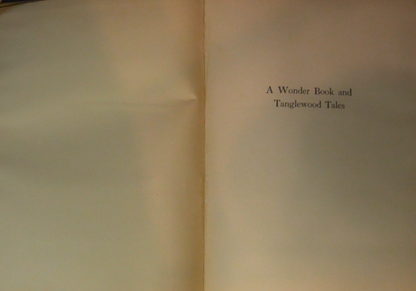 A Wonder Book and Tanglewood Tales by Nathaniel Hawthorne, Illustrated by Maxfield Parrish - 1910 Duffield & Co Edition