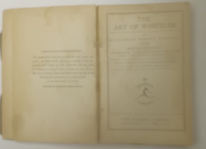 The Art of Whistler by Elizabeth Robins Pennell & Joseph Pennell – Vintage Art Book