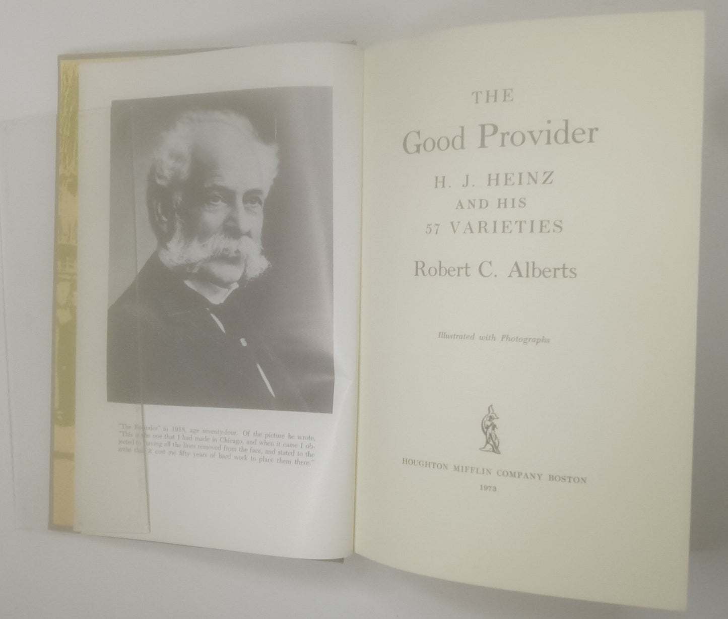 "Hines, the Good Provider" by H.J. Hines and Robert C. Alberts