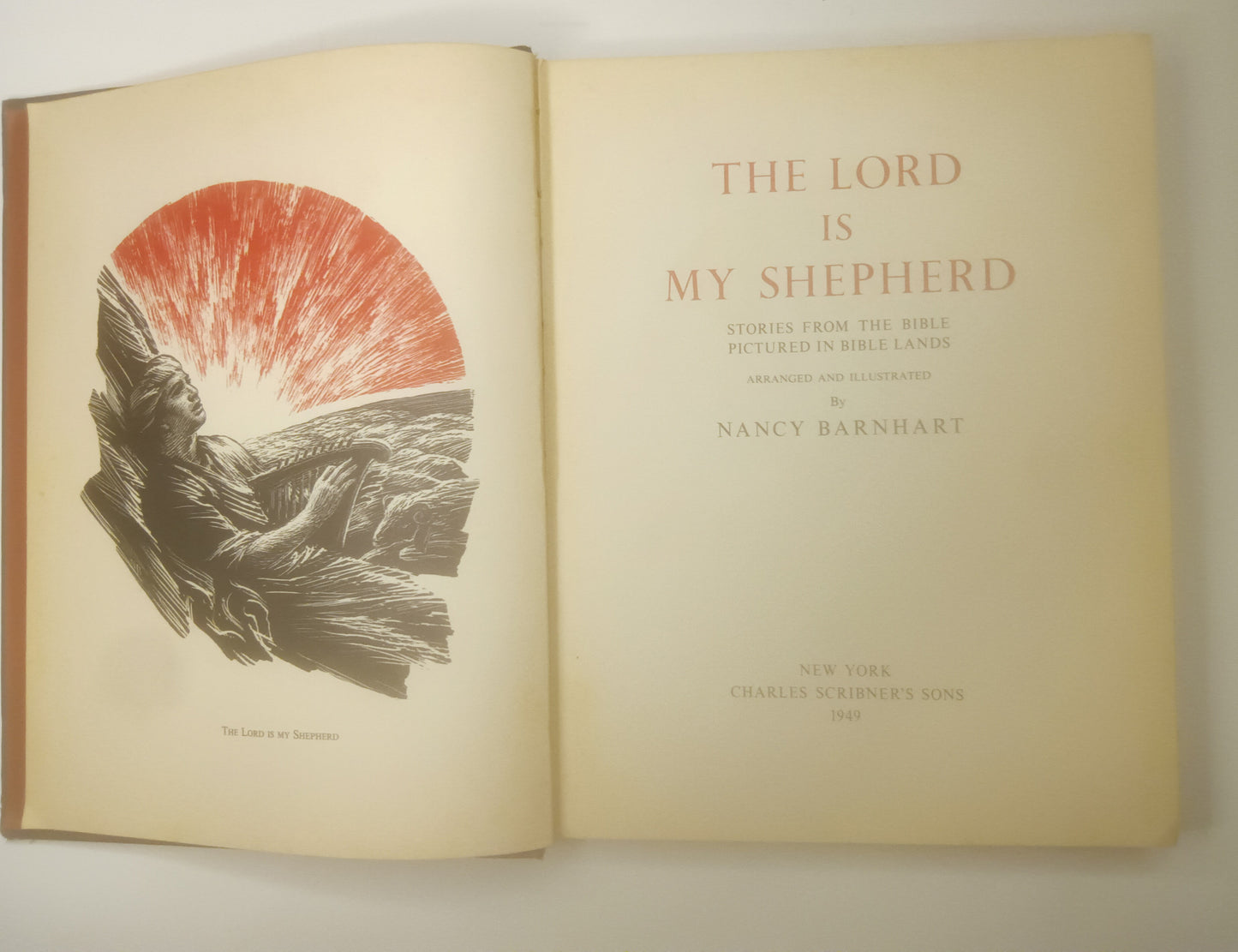 "The Lord is My Shepherd" by Nancy Barnhart and Pictured in Bible Lans