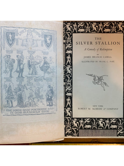 "The Silver Stallion" by James Branch Cabell and Illustrated by Frank C. Papé